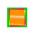 Book cover for Unmasked by Ellie Middleton, published by Penguin. The cover features bold, overlapping squares in bright green, pink, yellow and orange, with the title in white text and the author's name in yellow.